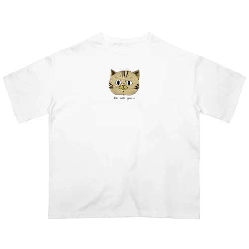 お見通し猫 Oversized T-Shirt