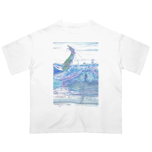 龍神&水 Oversized T-Shirt