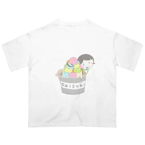 バケツアイス❤︎ オーバーサイズTシャツ