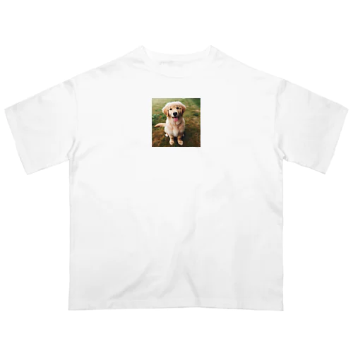 可愛い犬 オーバーサイズTシャツ