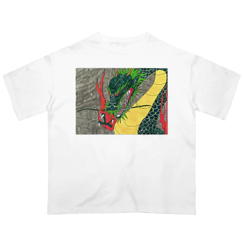 初めて描いた龍神 Oversized T-Shirt