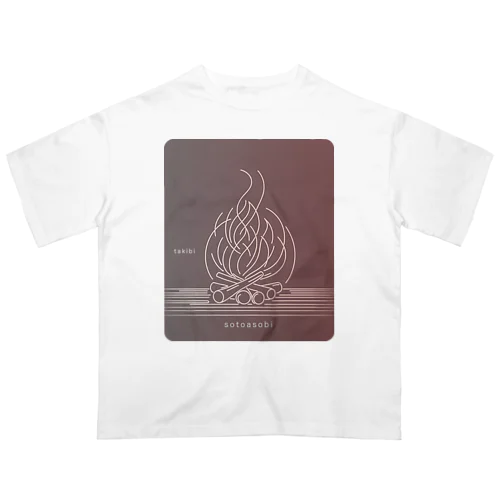 sotoasobi -takibi- オーバーサイズTシャツ