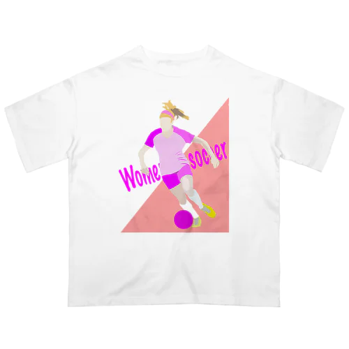 women’s soccer スターフォワード Oversized T-Shirt