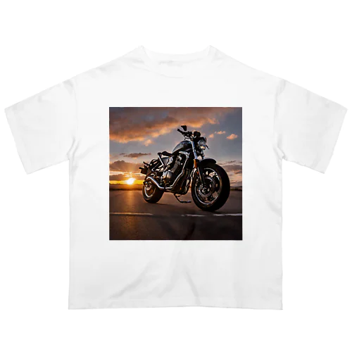 夕焼けの旅路 オーバーサイズTシャツ