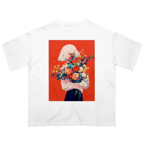 花束をあなたに　Hime  2530 Oversized T-Shirt