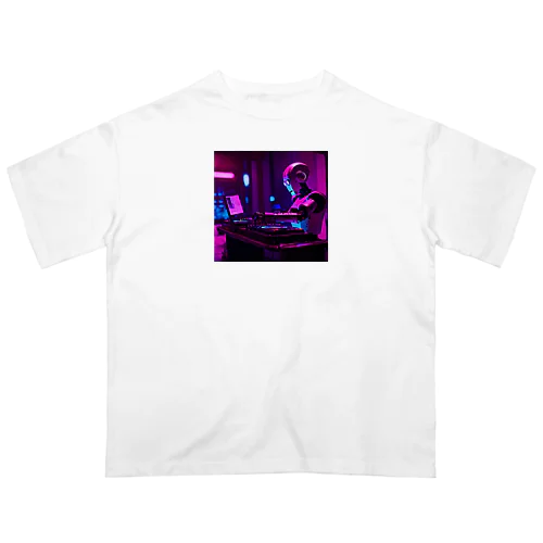 DJロボット2 オーバーサイズTシャツ