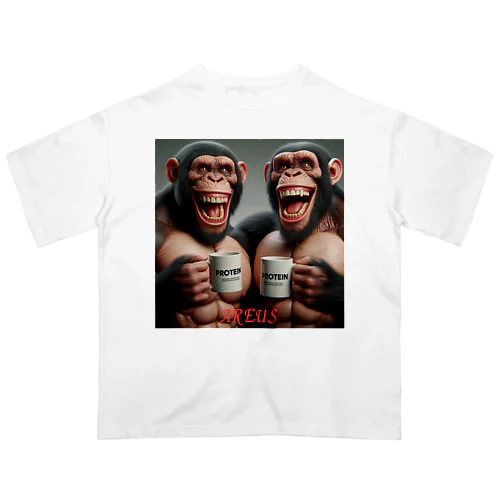 AREUS× CHIMPANZEE#3 オーバーサイズTシャツ