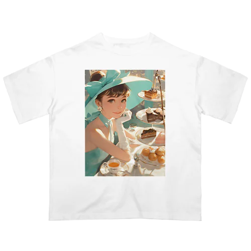 ティファニーでお茶をHime  2530 オーバーサイズTシャツ