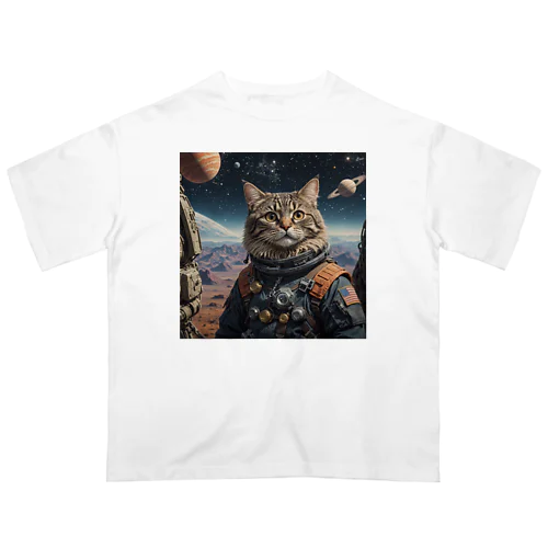 宇宙猫1 Oversized T-Shirt