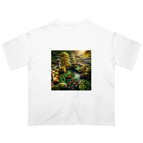 日本庭園by慧海 オーバーサイズTシャツ