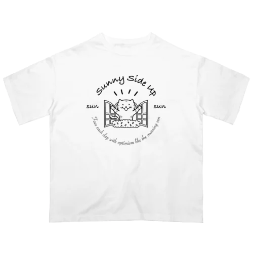 Sunny Side Up(猫) Oversized T-Shirt