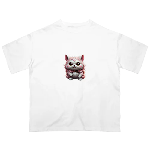 桜妖怪　ゴウカクニャ オーバーサイズTシャツ