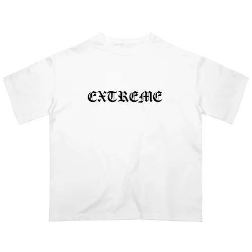 EXTREME 黒文字 オーバーサイズTシャツ
