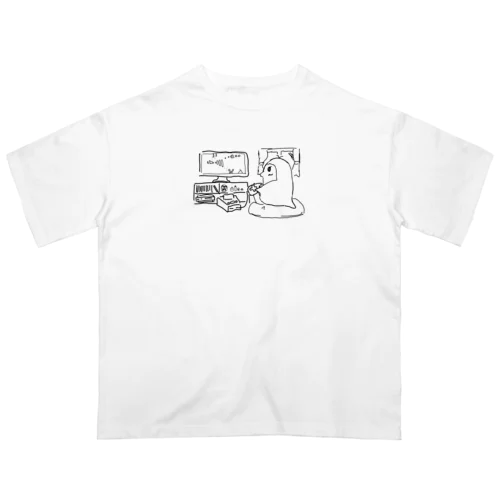 ペンギンの休日 Oversized T-Shirt