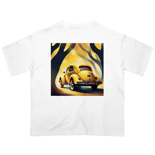 黄色の外車 オーバーサイズTシャツ