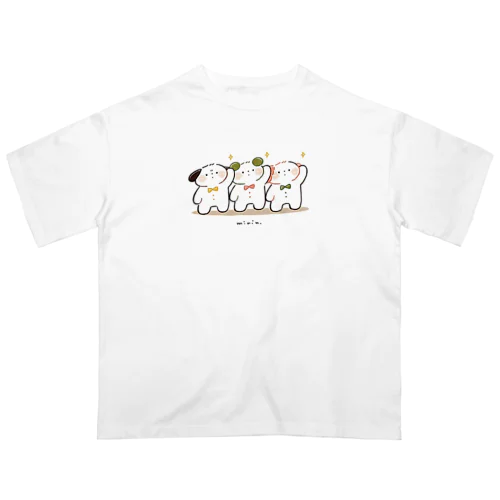 キラーン！輝くもぷちゃぷ オーバーサイズTシャツ