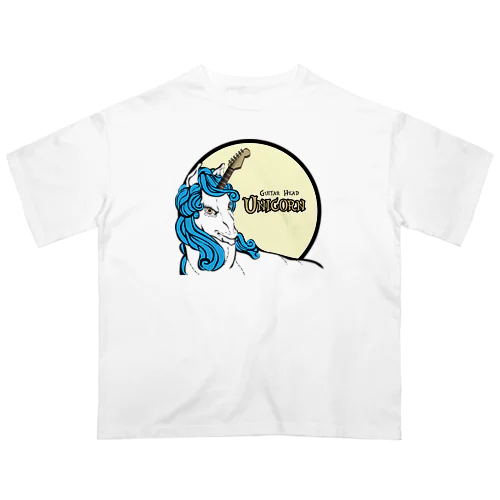 Guitar Head Unicorn オーバーサイズTシャツ