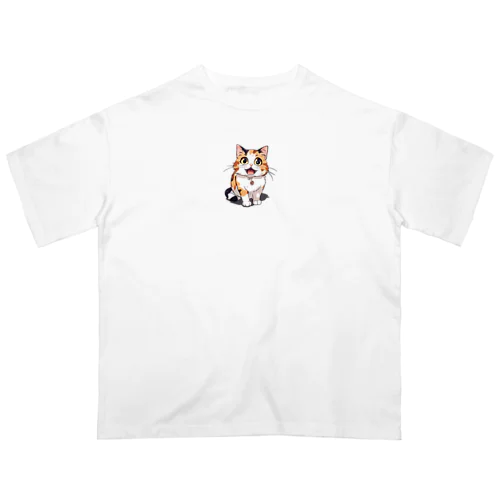 三毛猫チーちゃんグッズ オーバーサイズTシャツ