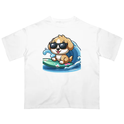 ふてくされワン オーバーサイズTシャツ