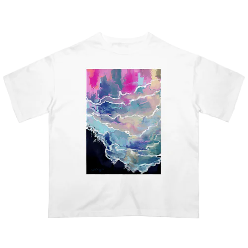 fantastical wave Oversized T-Shirt