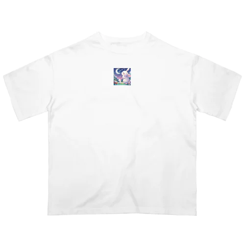 快眠子ウサギ Oversized T-Shirt