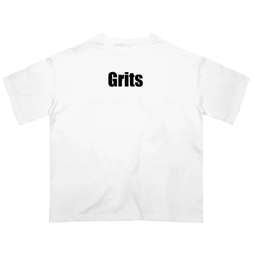 Grits （宇宙）バックプリント オーバーサイズTシャツ