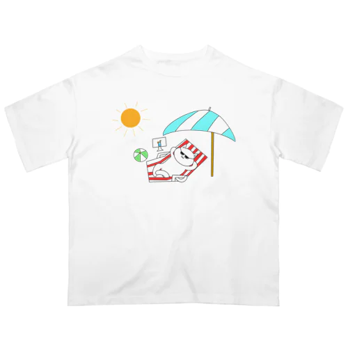 リゾートねこ オーバーサイズTシャツ