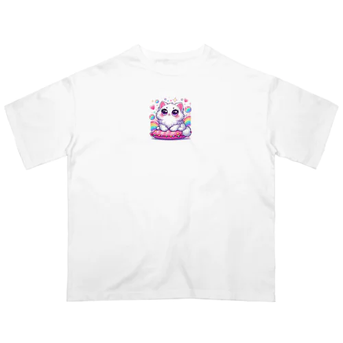 ねこちゃん オーバーサイズTシャツ