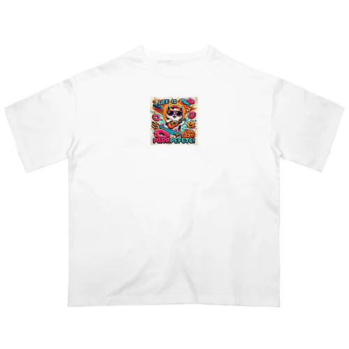 スナフキ猫くん Oversized T-Shirt