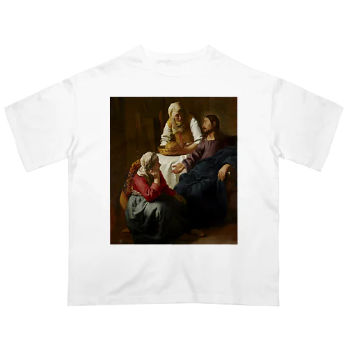 マルタとマリアの家のキリスト / Christ in the House of Martha and Mary Oversized T-Shirt