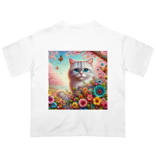 ねこ好き姉貴 オーバーサイズTシャツ