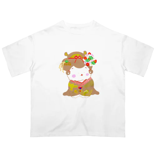 舞妓さん(茶) オーバーサイズTシャツ