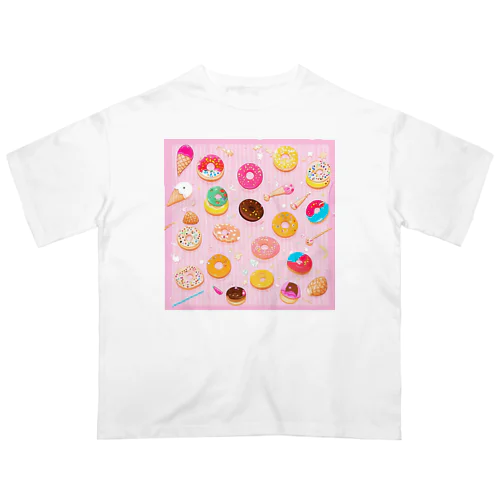 ドーナツいっぱい🍩 Oversized T-Shirt