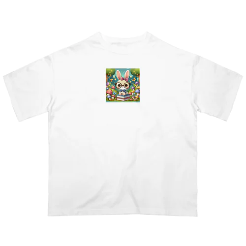 ウサギのアマリリス Oversized T-Shirt