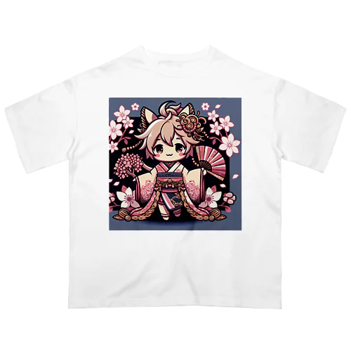 桜舞う オーバーサイズTシャツ