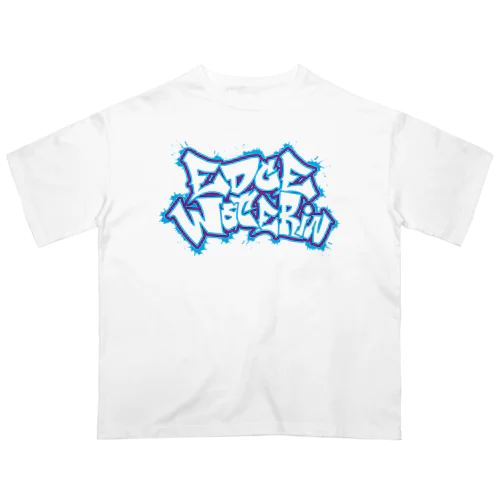 EDGE WATER IN Graffiti Art Logo-splash- Oversized T-Shirt