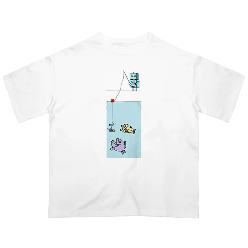 ロボの釣り オーバーサイズTシャツ