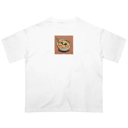 ラーメンの魅力が詰まったドット絵 オーバーサイズTシャツ