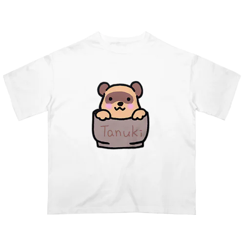 タヌキソバとキツネソバ オーバーサイズTシャツ