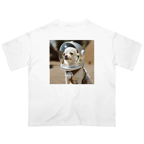 宇宙犬　ちわわん　Ver.2 オーバーサイズTシャツ