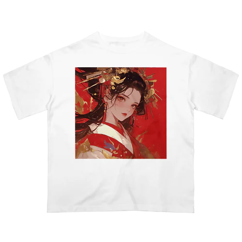 緋色の宴に舞う、麗しの舞姫 Marsa 106 オーバーサイズTシャツ