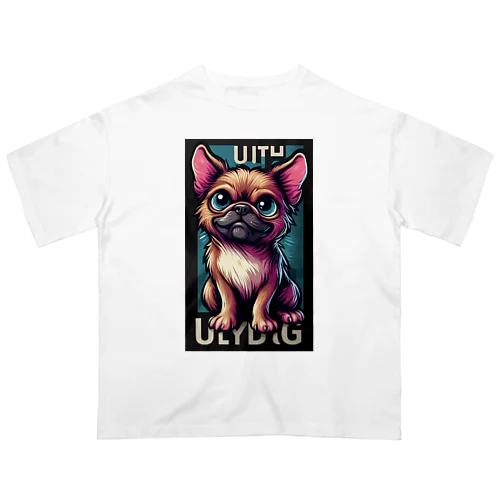 ブサカワアニマル『ワワ』 Oversized T-Shirt