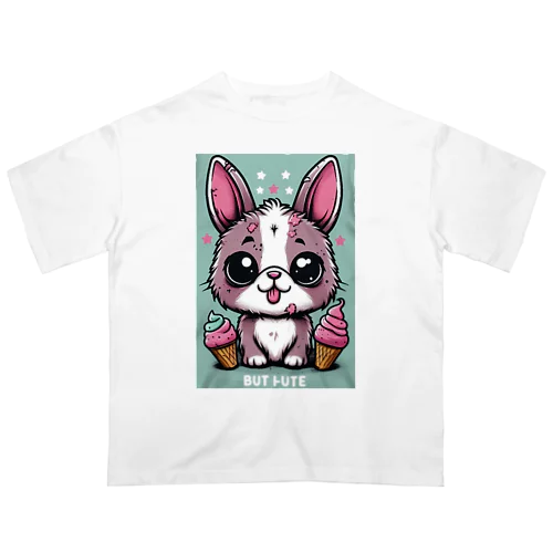 ブサカワアニマル『ラビ』 オーバーサイズTシャツ