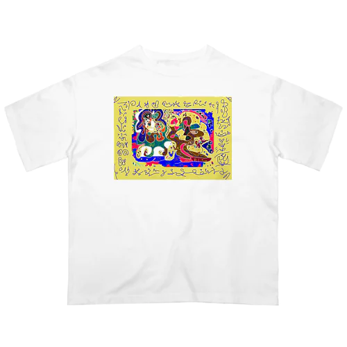 ゆりオリジナル宇宙アート🎨 オーバーサイズTシャツ