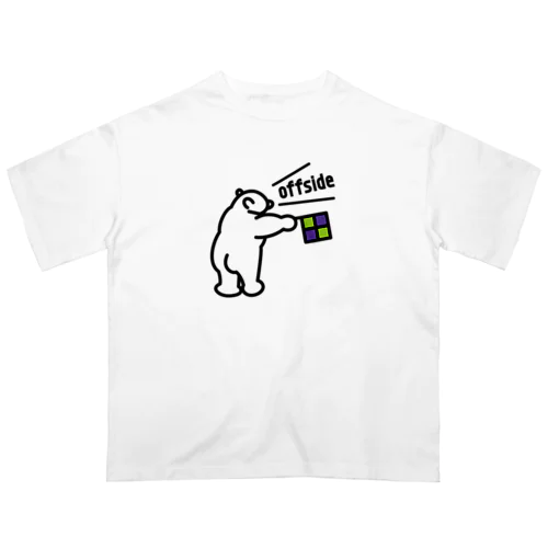 オフサイド熊 Oversized T-Shirt