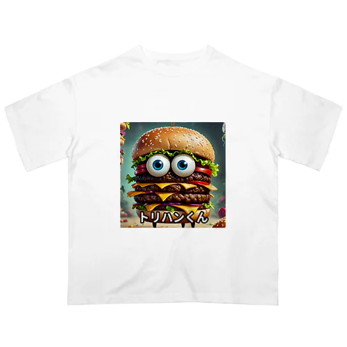 ハンバーガー　トリプルくん Oversized T-Shirt