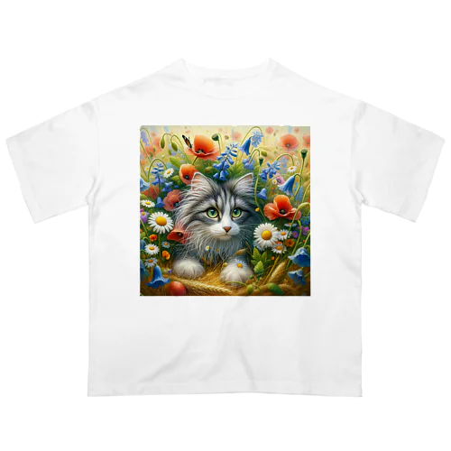猫ちゃん Oversized T-Shirt