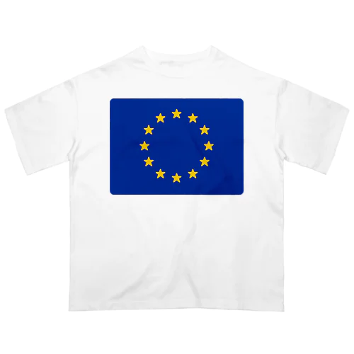 欧州旗の国旗 オーバーサイズTシャツ
