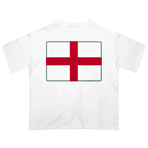 イングランドの国旗 オーバーサイズTシャツ