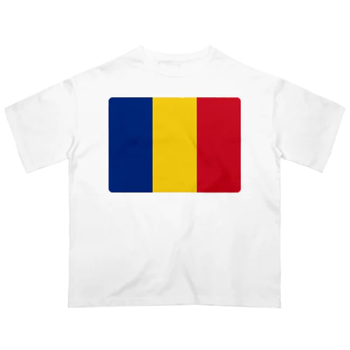 ルーマニアの国旗 オーバーサイズTシャツ